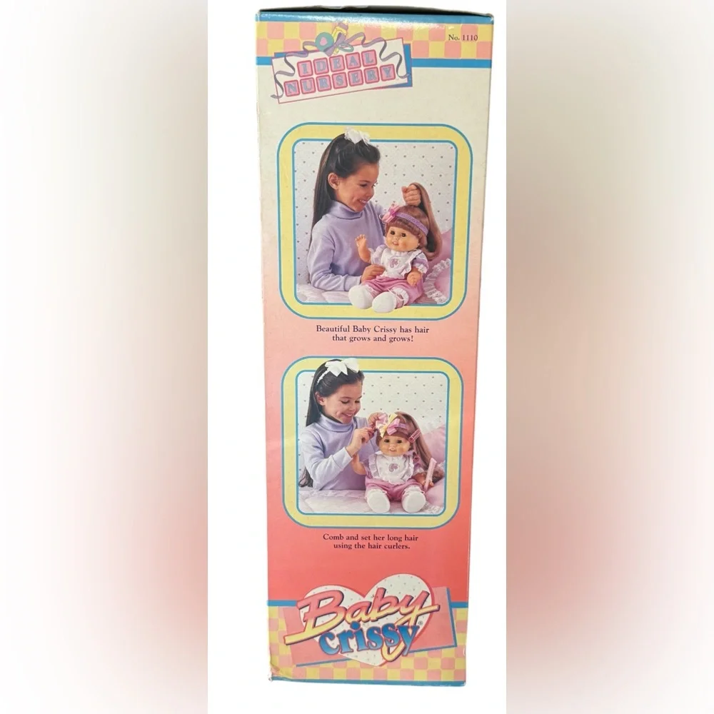 NIB VINTAGE 1989 IDEAL BABY CRISSY RED HAIR GROWS WITH BOX 16 1/2